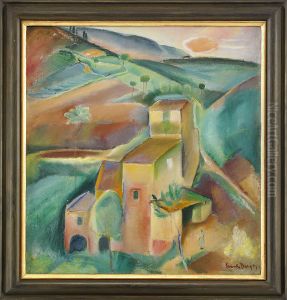 Italienskt Landskap - Toscana