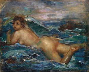 Femme Dans L"eau by Sergej Alexandrowitsch Mako