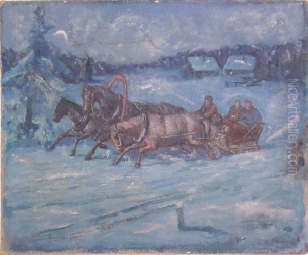 Troika Dans La Neige - view 1
