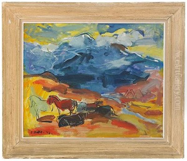 Landscape With Horses - view 1