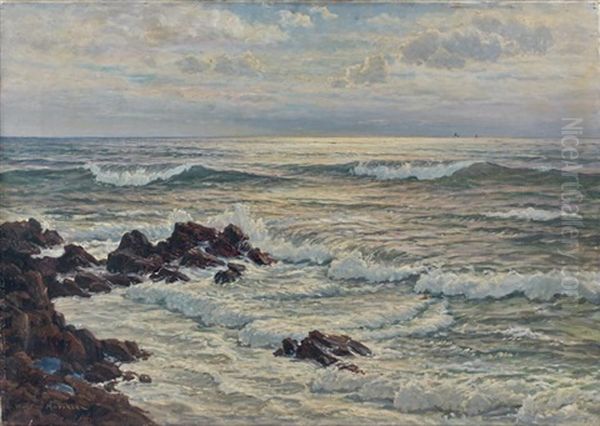Soleil Couchant Sur La Mer - view 1