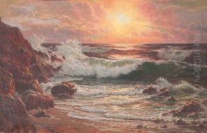 Grande Vague Au Crepuscule by Vartan Makokian