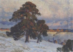 Gebirgslandschaft Im Winter
