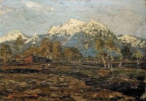 Les Montagnes by Alexandr Vladimirovich Makovsky