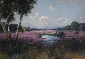 Heidelandschaft by Alexandr Vladimirovich Makovsky