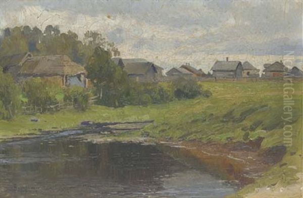 A Village Pond - view 1
