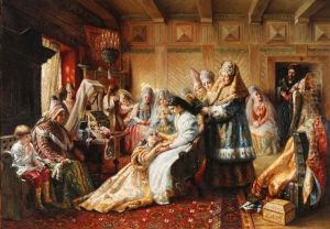 Marriage Preparations by Konstantin Egorovich Makovsky