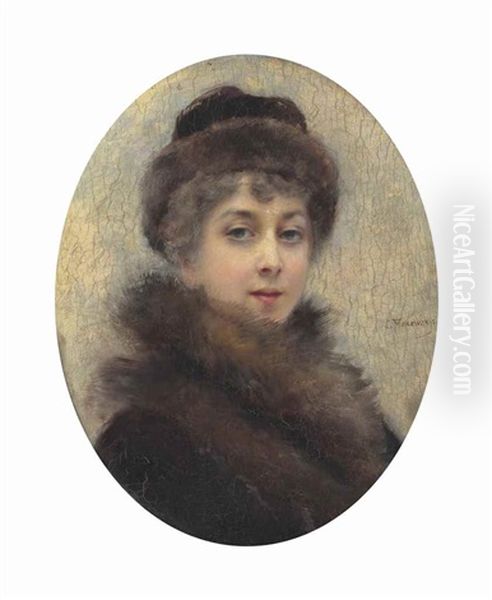 Portrait Of Maria Matavtina (1869-1919), The Artist's Third Wife - view 1