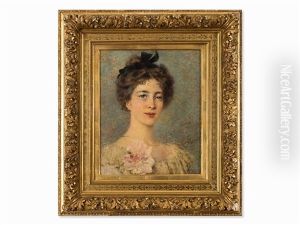 Lady"s Potrait by Konstantin Egorovich Makovsky