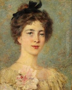 Elegante by Konstantin Egorovich Makovsky
