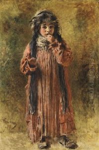 Young Gypsy by Konstantin Egorovich Makovsky