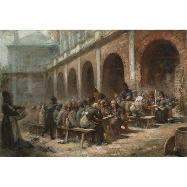 Pilgrims Refectory At The Sergeev Trinity Monastery - view 1