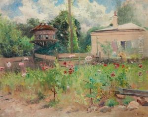 Summer Garden by Konstantin Egorovich Makovsky
