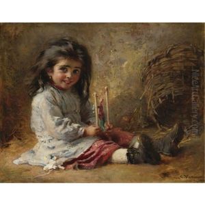 Girl With Toy