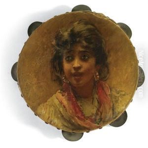 Young Gipsy Girl by Konstantin Egorovich Makovsky