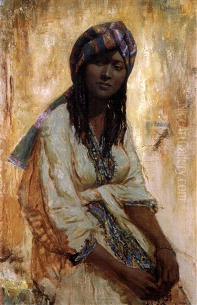Portrait Einer Jungen Araberin - view 1