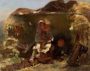 Peasant Children by Konstantin Egorovich Makovsky