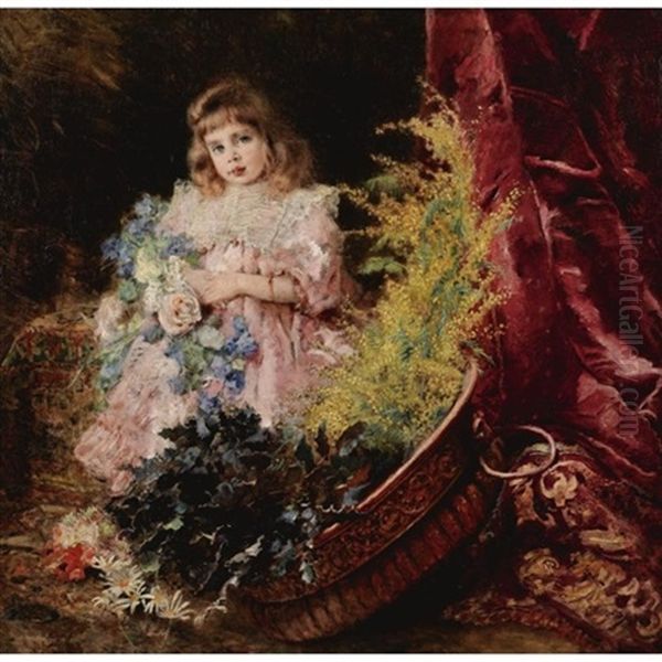 Portrait Of The Artist's Daughter Marina Makovsky - view 1