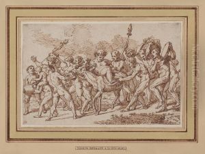 "dionysischer Festzug" by Joseph Ii Bergler