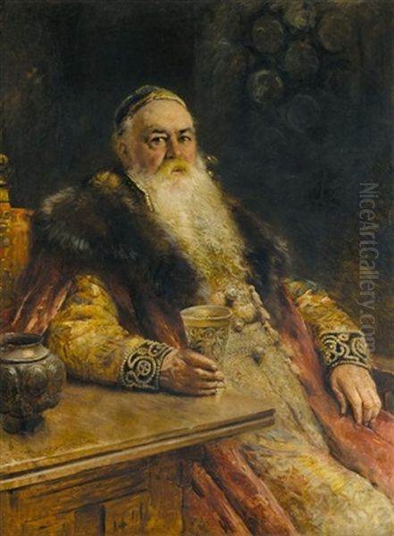 Boyar With A Goblet - view 1