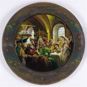 Bojarenhochzeit by Konstantin Egorovich Makovsky