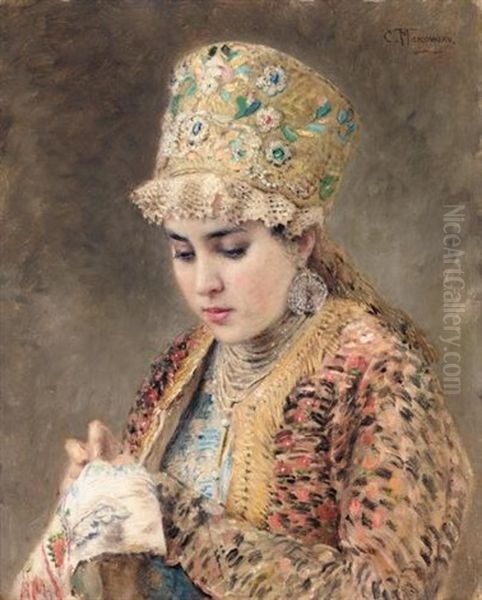 Portrait Of A Young Boyarina - view 1