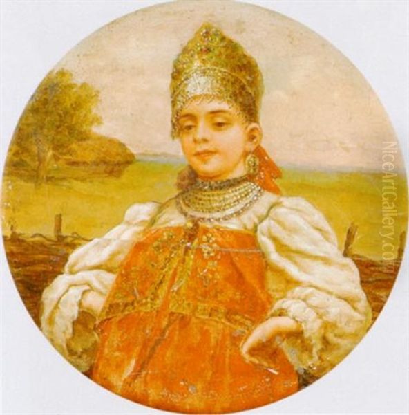 Junge Russin In Tracht - view 1