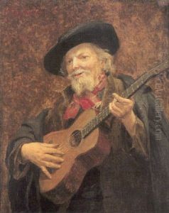 Trubadur by Konstantin Egorovich Makovsky