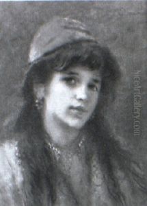 An Eastern Beauty by Konstantin Egorovich Makovsky