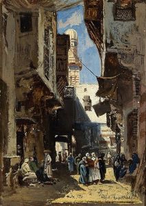 Street Scene From Cairo