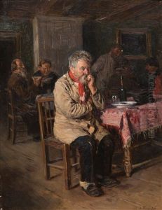 In The Tavern by Vladimir Egorovic Makovsky
