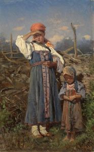 Two Peasant Girls Two Peasant Girls