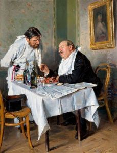 In The Tavern by Vladimir Egorovic Makovsky