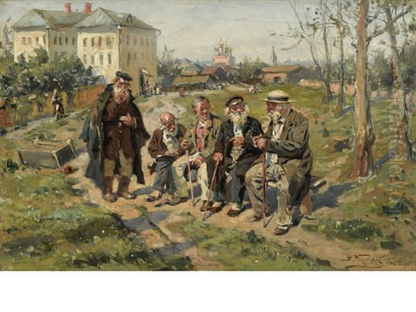 Conversation On A Sunny Day - view 1