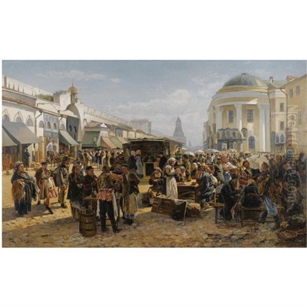 The Rag Market In Moscow - view 1
