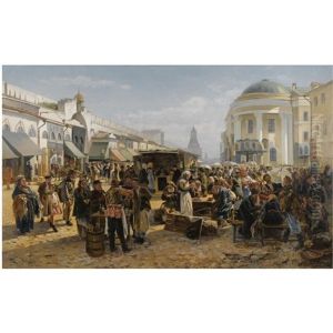The Rag Market In Moscow by Vladimir Egorovic Makovsky
