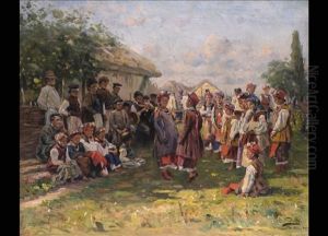 Dorffest by Vladimir Egorovic Makovsky