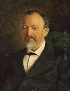 Portrait Of A Man In A White Shirt And Black Jacket