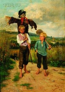 After A Day In The Fields by Vladimir Egorovic Makovsky