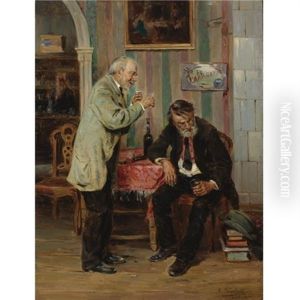 At The Bar by Vladimir Egorovic Makovsky