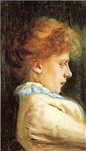Jeune Femme De Profil