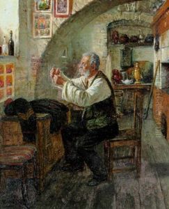 Die Alte Uniform by Vladimir Egorovic Makovsky