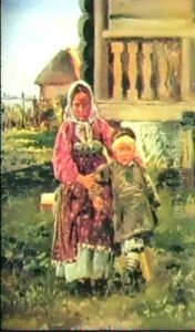 Village Children by Vladimir Egorovic Makovsky