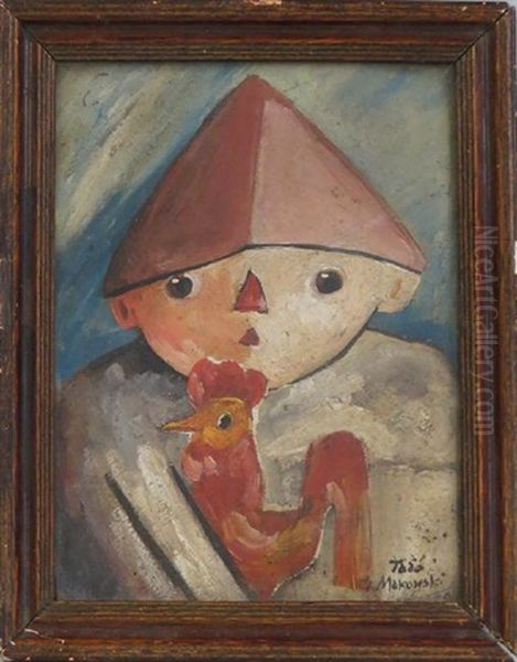Child With Rooster - view 1
