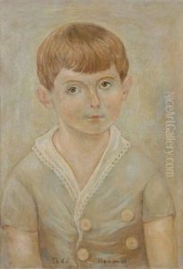 Portrait De Francois Laboureur, Fils De L'artiste, Age D'environ Huit Ans