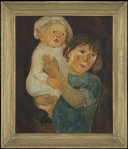 Dry-nurse With A Child