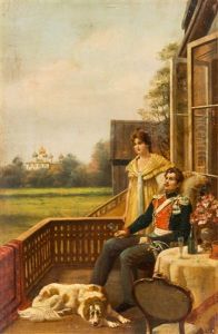 The Retired Officer by Vasili Maksimovich Maksimov