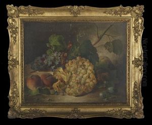 Still Life With Grapes And Peaches Still Life With Grapes And Peaches