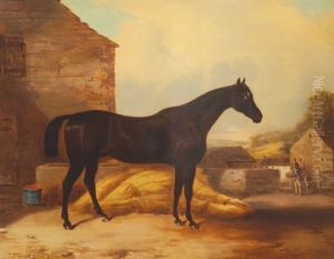 Horse On A Farm by William Malbon