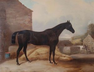 Horse Outside A Stable by William Malbon